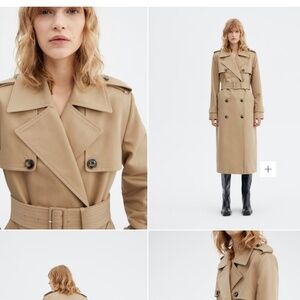 Mango Selection Premium Cotton Trench XS Brand new